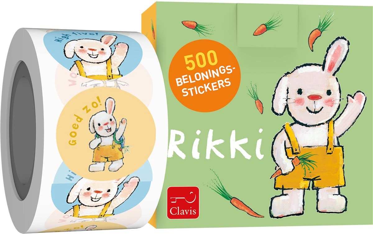 Autocollants de récompense Clavis rikki. 3+