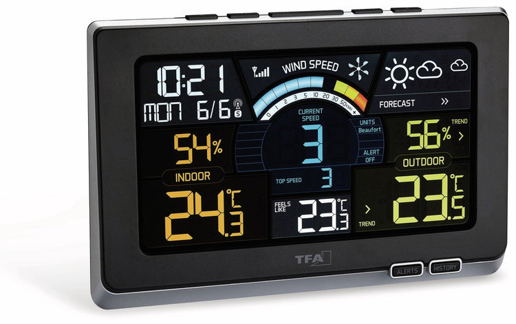 Station météo sans fil Tfa dostmann Spring Breeze 35.1140.01 nombre de capteurs max. : 3