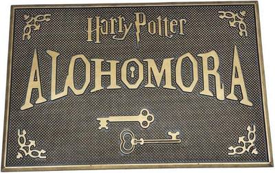Pyramid international harry potter paillasson alohomora 40 x 60 cm or noir
