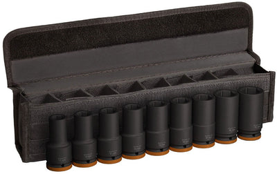 Bosch professional pro jeu de douilles à chocs longues 3 4 9 pièces - 2608003042