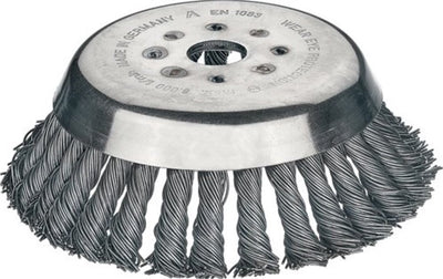 Lessmann - brosse métallique en acier - 180 mm - épaisseur de fil 0,5 mm