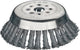 Lessmann - brosse métallique en acier - 180 mm - épaisseur de fil 0,5 mm