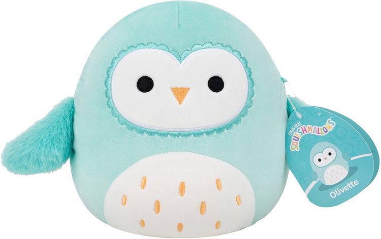Peluche peluche Jazwares squishmallows - olivette la chouette effraie - 19cm