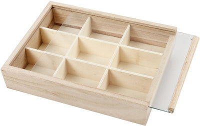 Creativ company compartiment boîte boîte à monnaie, d: 3,5 cm, dimensions 17x13 cm, 1 pièce