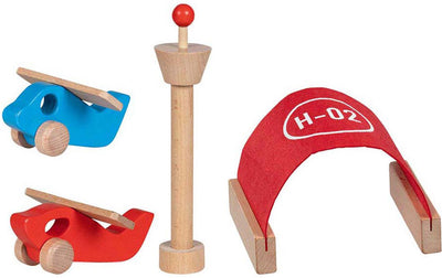 Goki Play Set Road Parts aéroport avec accessoires - 26dlg.