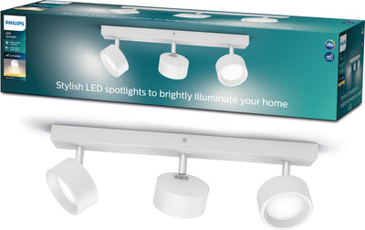 Philips LED Philips Bracia Bar blanc 27k 3x5,5w 27k
