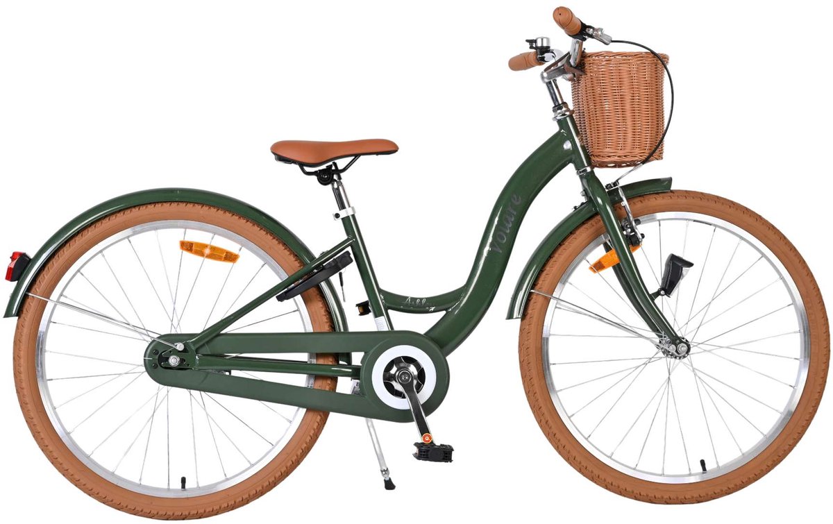 Vélo pour enfants Volare Ashley - filles - 24 pouces - vert