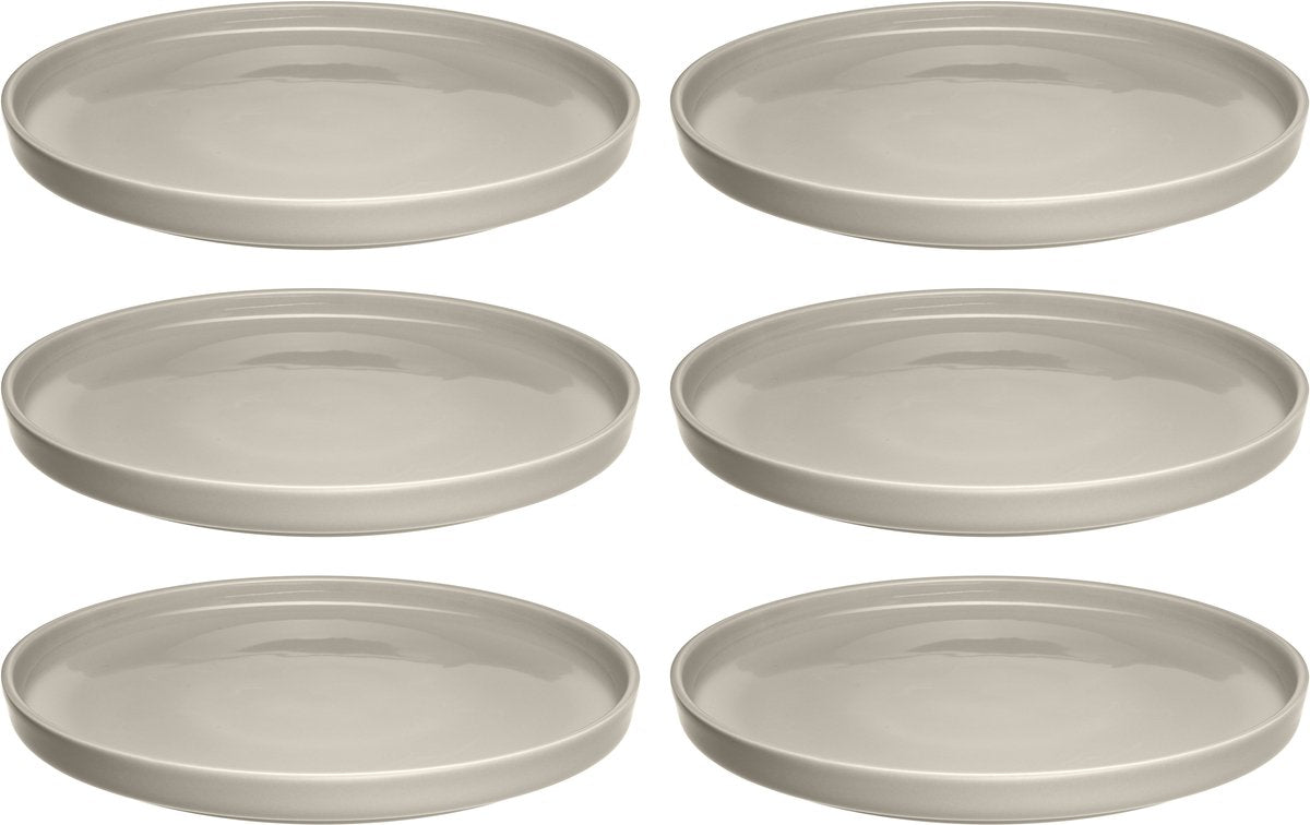 Assiette Leonardo Roma 22cm beige - set 6