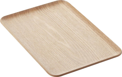 Plateau Point-virgule - coloris bois - rectangulaire - 33,5 x 23 cm