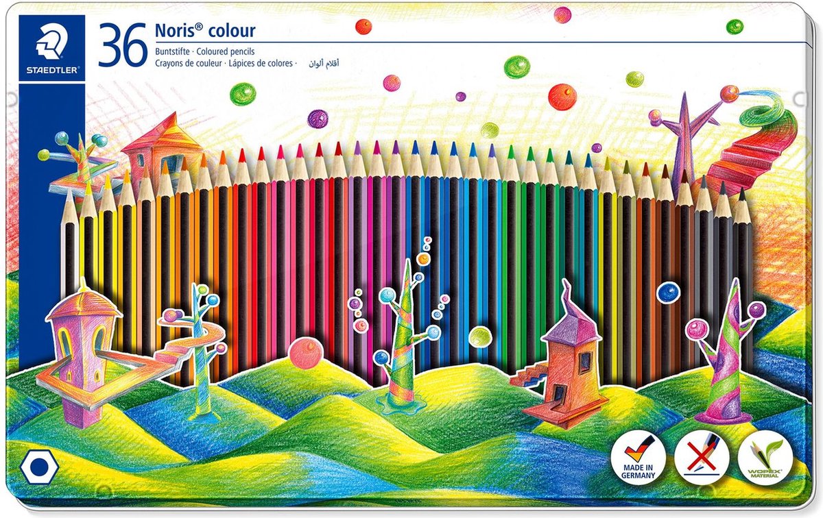 Staedtler noris couleur crayon de couleur 36 couleurs