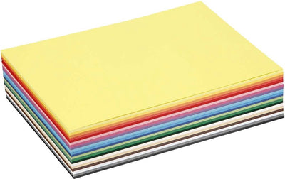 Carton coloré Colortime, a5, feuille 148x210 mm, 180 gr, différentes couleurs, 60 feuilles diverses 1 boîte
