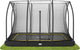Salta Comfort Edition Ground - Trampoline enterré avec filet de sécurité - 305 x 214 cm - noir