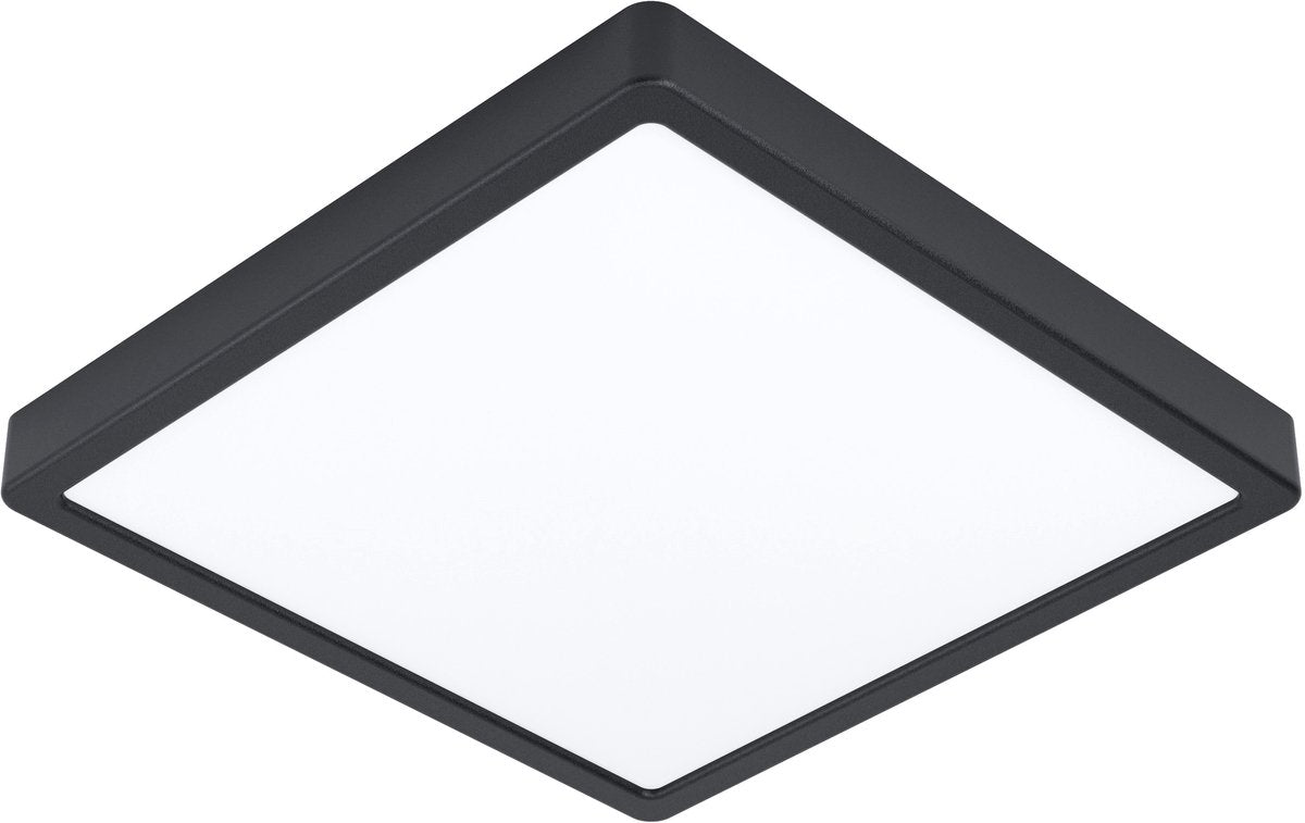 Plafonnier Eglo fueva 5 - LED - 28,5 cm - noir - salle de bain