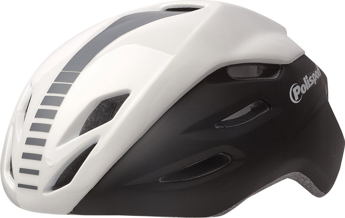 Polisport Casque Aero Road Matt blanc brillant Gris blanc L 58-61cm