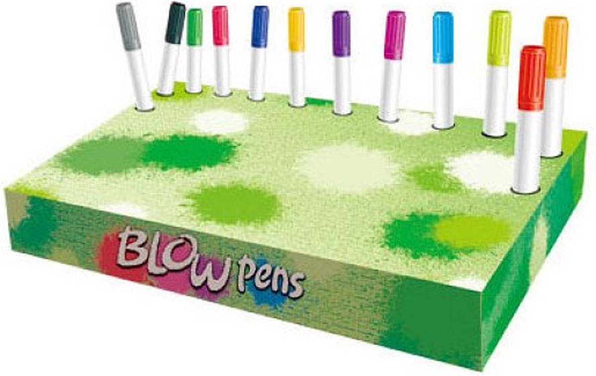 Coffret stylo souffleur avec pompe dinosaure