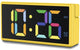 Réveil Hama - Ibiza - écran multicolore - fonction de chargement USB - jaune