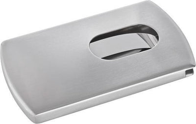 Sigel porte-cartes de visite snap - acier inoxydable - pour 12 cartes - argent - si-vz120