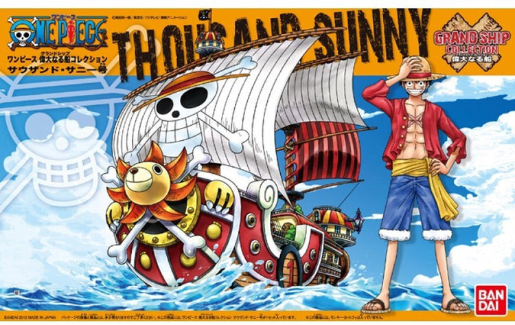 Bandai namco one piece bandai - modélisme - bateau - mille ensoleillé - 15 cm