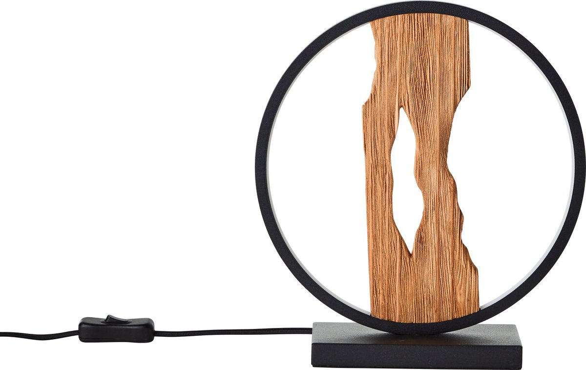 Brilliant chaumont - lampe de table - LED 7,5w 3000k - bois noir