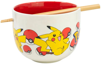 Stor Pokémon - Bol Pikachu Ramen avec baguettes