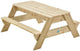 Tp jouets tp sable et table de pique-nique pour 4 joy wood