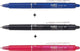 Pilot frixon ball clicker medium 3 pièces (rouge, bleu et noir)