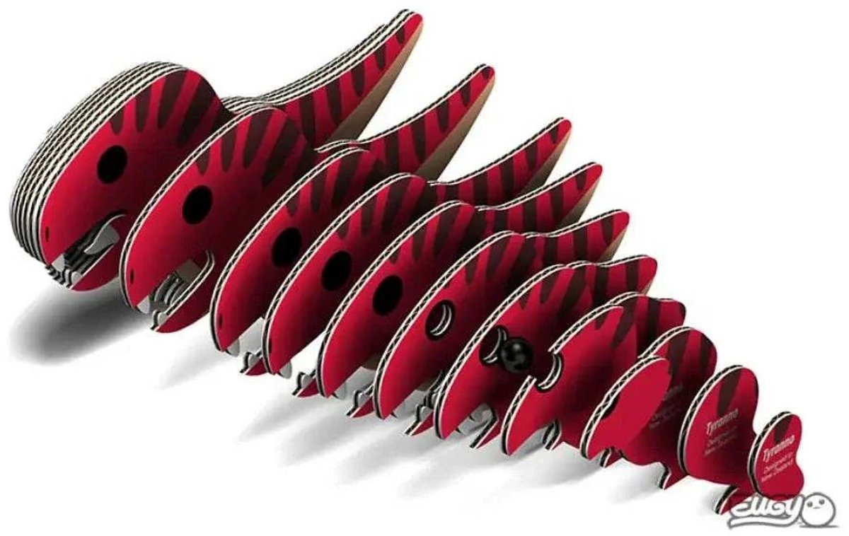 Puzzle 3D Eugy - tyranno - préhistoire - durable - collectionnez-les tous - 6 ans