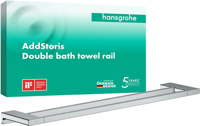 Hansgrohe addtoris porte-serviettes double chromé