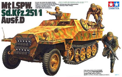 Maquette Tamiya véhicules militaires - 35195 mtl. spw sd.kfz.251 1 ausf.d voiture de tourisme en plastique - 1:35 - modélisme