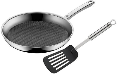 WMF profi resist - poêle à frire - ø 28 cm - acier inoxydable - avec spatule profi plus - convient pour induction