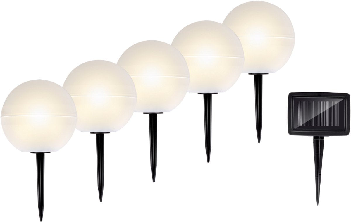 Lampes solaires de jardin, 5 pcs.