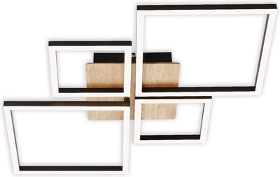 Briloner frame - Plafonnier LED - Plafonnier dimmable - Rotatif - Fonction mémoire - 48w