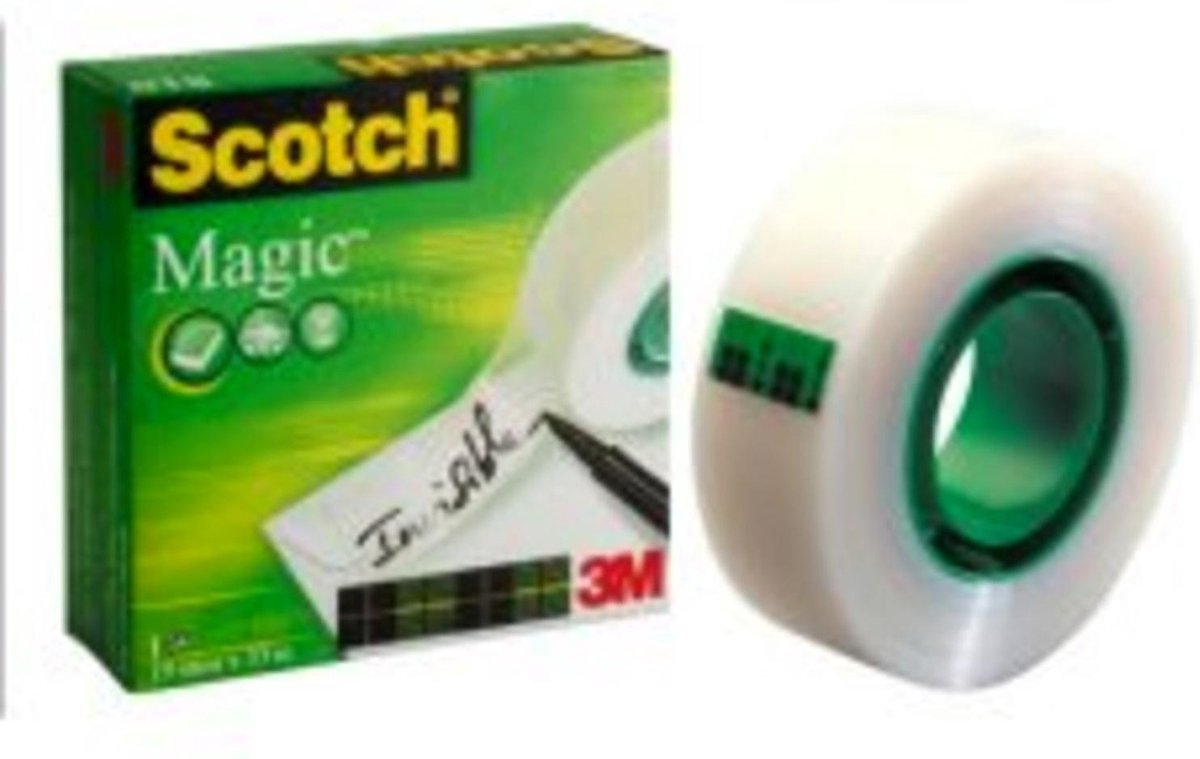 Ruban Scotch ® magic™, 4 rouleaux, 19 mm x 33 m