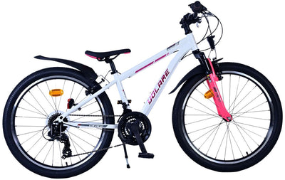 Volare XC Race Children's Bicycle 26 pouces 21 vitesses rose blanc