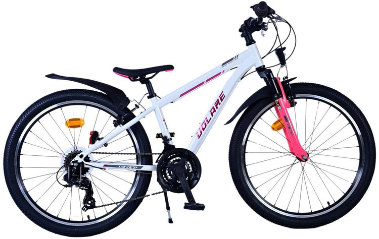 Volare XC Race Children's Bicycle 26 pouces 21 vitesses rose blanc