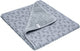 Snoozebaby couverture de berceau 75 x 100 cm - drap de berceau 100% coton biologique - couverture bébé tog 2.0 gris nuageux - gris -
