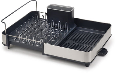 Joseph joseph extend égouttoir à vaisselle en acier - extensible - acier inoxydable, plastique - gris