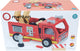 Véhicules Mentari - camion de pompiers - 22,5x13,5x13cm - avec accessoires - 3 ans