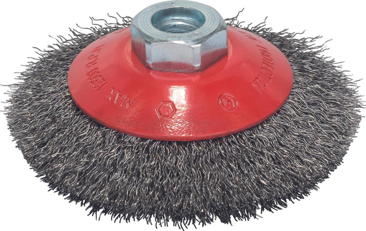 Bosch m14 brosse conique 100 ondulé 0,3 acier