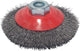 Bosch m14 brosse conique 100 ondulé 0,3 acier