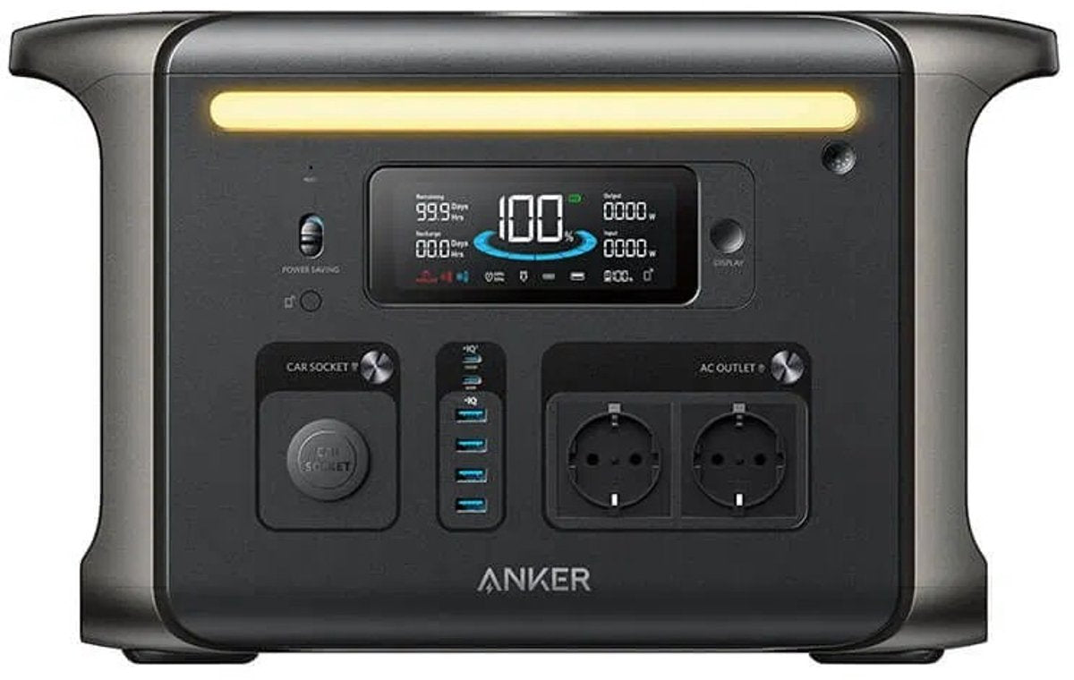 Anker solix f1500 - centrale électrique portable - 1536wh - panne de courant de secours - camping - extérieur