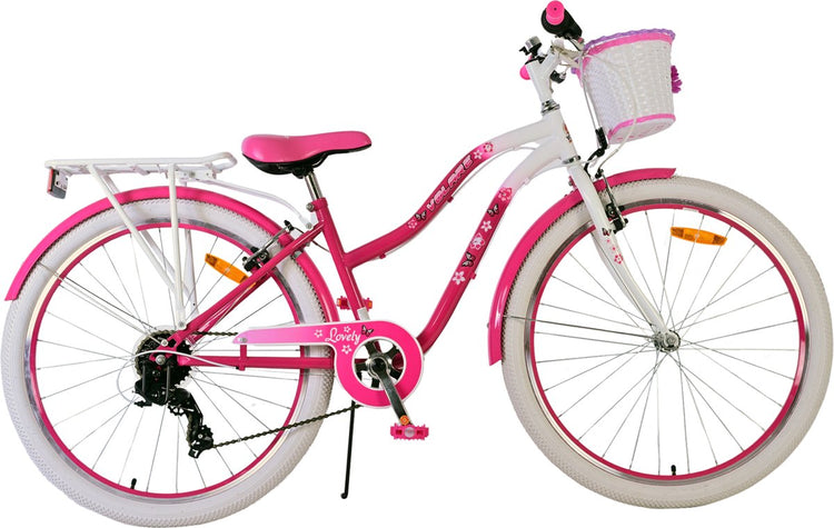 Volare les belles filles pour enfants 26 pouces rose 7 vitesses