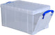 Boîte de rangement vraiment utile ru 14ltr 395x255x210mm transp blanc