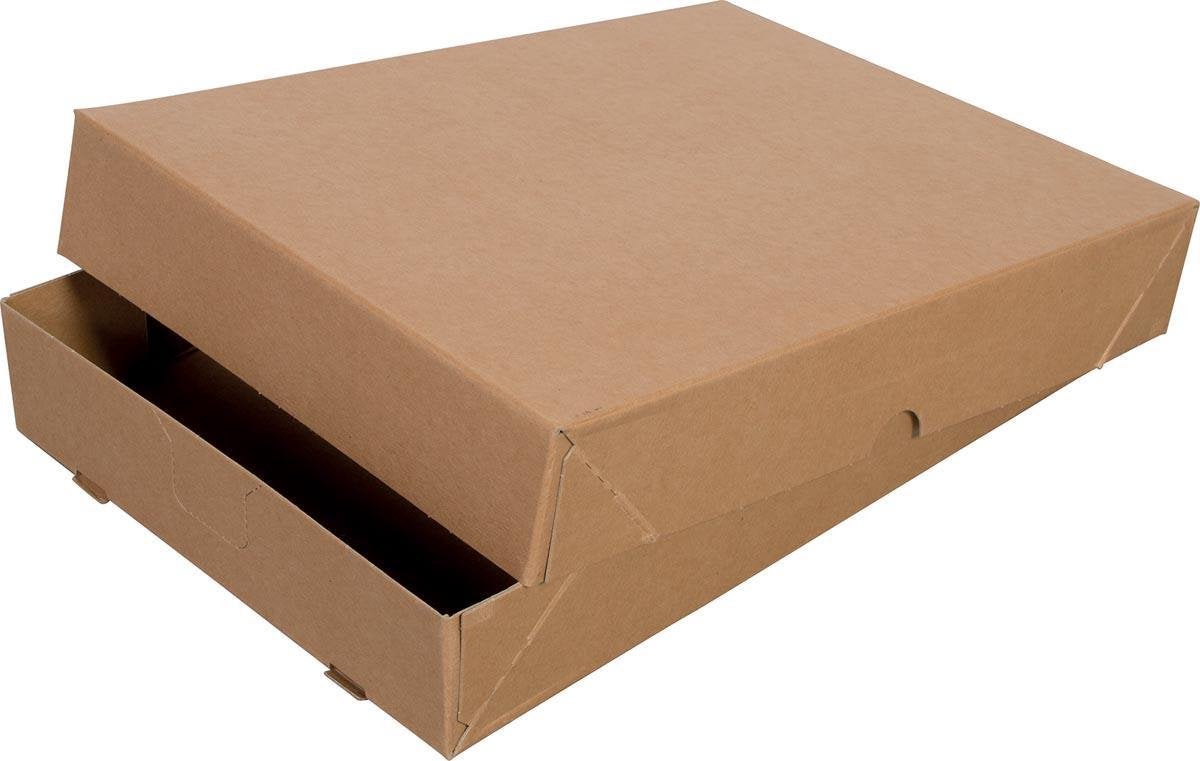 Cleverpack ready box a4 - 305x218x55mm pour 500 feuilles marron - 10 pièces