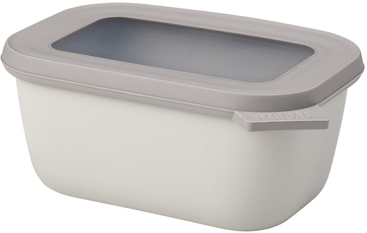 Mepal - boîte de conservation alimentaire multi bols cirqula - 750 ml - rectangulaire - blanc nordique