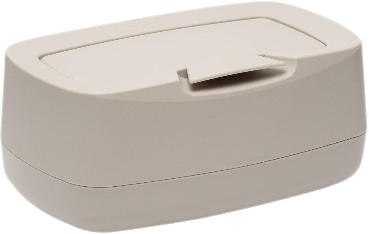 Boîte d'essuyage facile Bébé-jou soie taupe