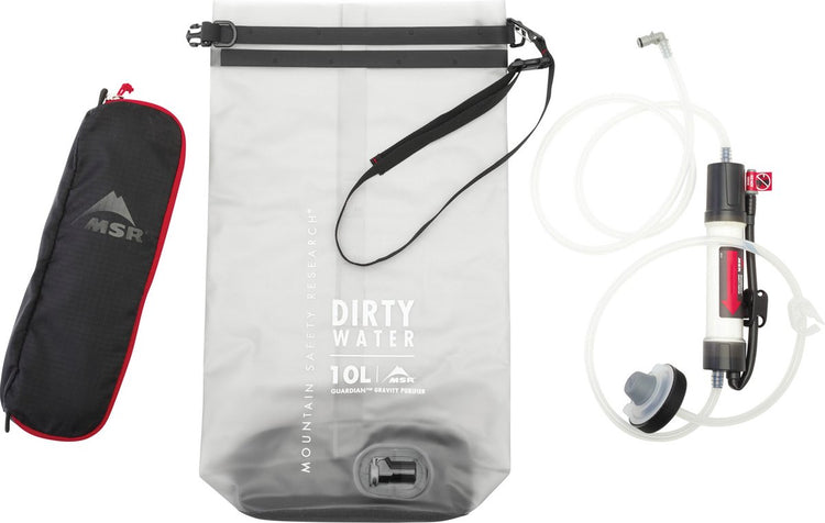 Msr - purificateur à gravité Guardian - filtre à eau - 10 litres - kit d'urgence