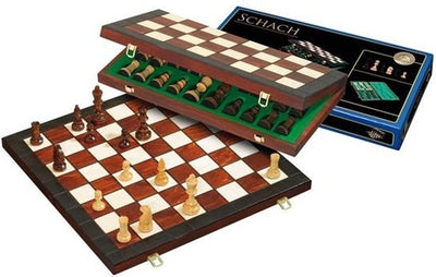 Champ de cassette d'échecs Philos 45 mm, hauteur du roi 78 mm