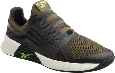 Reebok flip charge grape leaf jet black lime chaussures de sport pour hommes - noir - vert