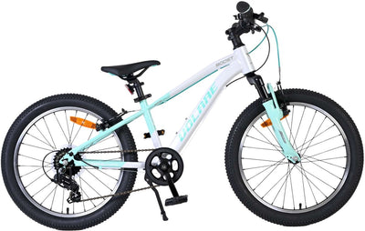 Vélo pour enfants Volare boost - 20 pouces - 7 vitesses - blanc vert menthe